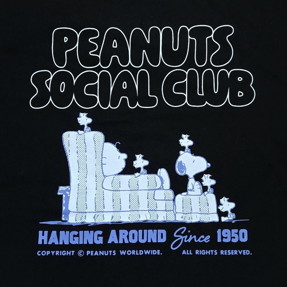 Peanuts "Peanuts Social Club" Graphic Tee👕 - NWT - Picture 5 of 15